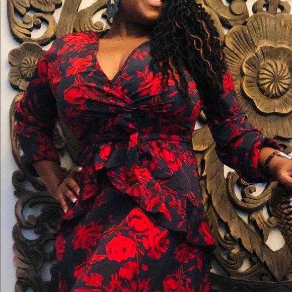 Spring Floral Merry Terry Dress XL - Picture 6 of 7